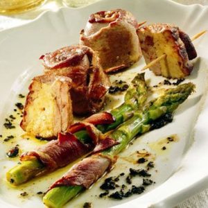 Mini-tournedos d'aiguillettes au foie gras
