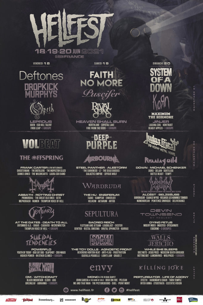 liste groupe Hellfest 2021