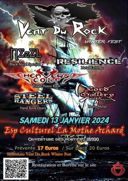 affiche festival métal vendéen winter fest